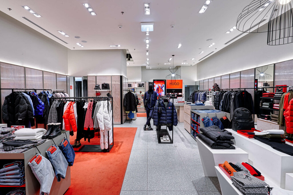 Clothing store Hugo, Moscow, photo