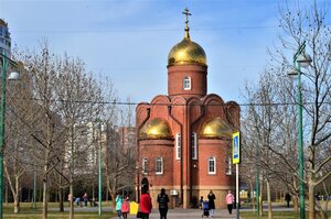 Church of Demetrius of Thessaloniki (Krasnodar, mikrorayon Yubileyny, Rozhdestvenskaya naberezhnaya, 15/1), iglesia ortodoxa