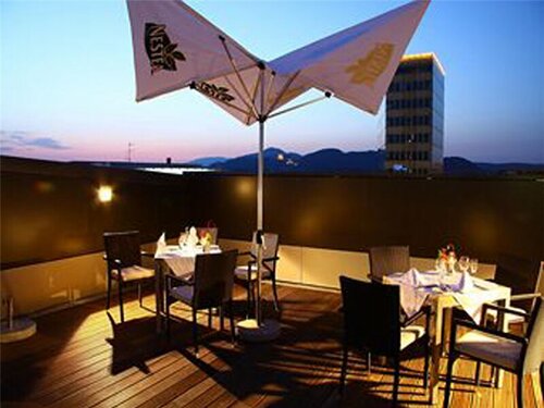 Внешний вид отеля H+ Hotel Salzburg в Зальцбурге, фото 5