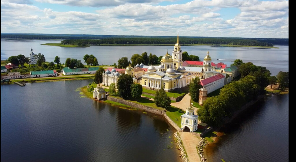 دير، مسكن الرهبان، كنيسة Monastery Nilo-Stolobenskaya Pustyn ، مقاطعة تفير، صورة