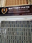 Battery path (Province of Sindh, Karachi, New Chali, Hasrat Mohani Road), batteries and chargers