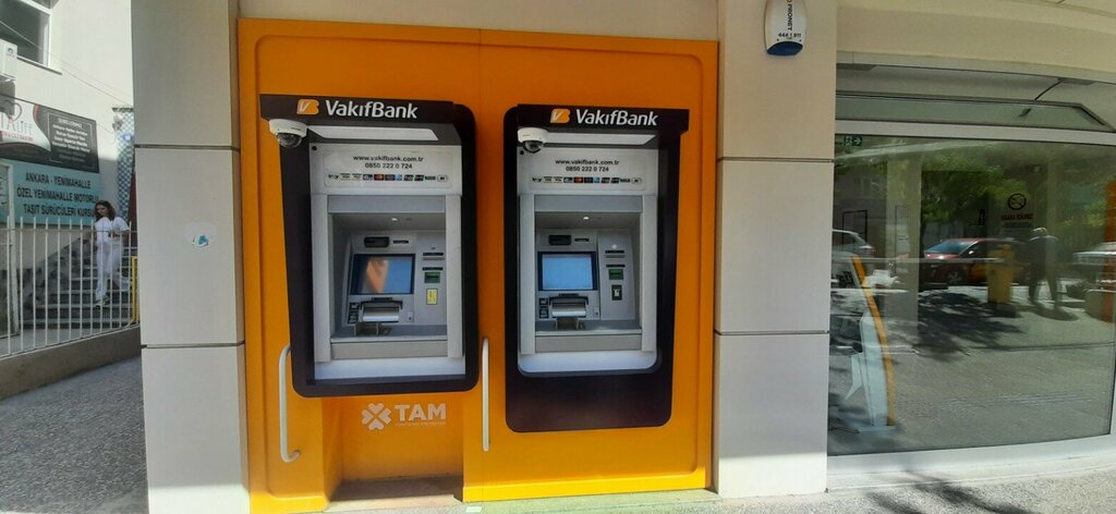 Банкомат Vakifbank ATM, Анкара, фото