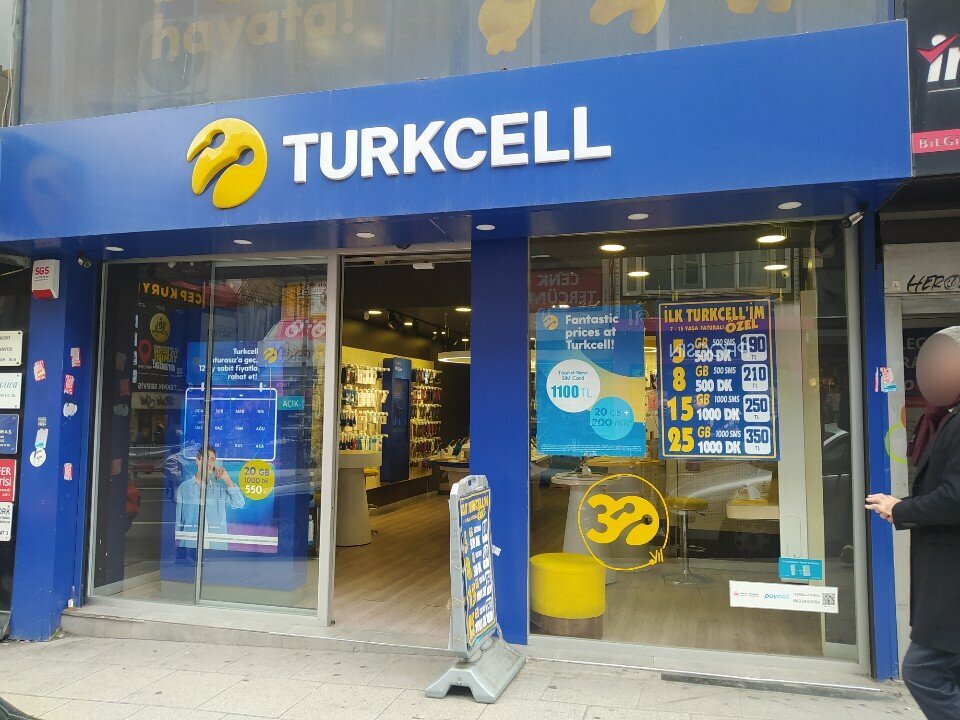 Mobile phone store Turkcell, Istanbul, photo