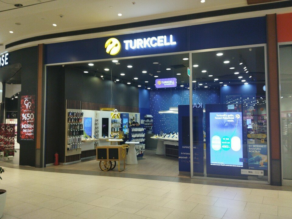Mobile phone store Turkcell, Istanbul, photo