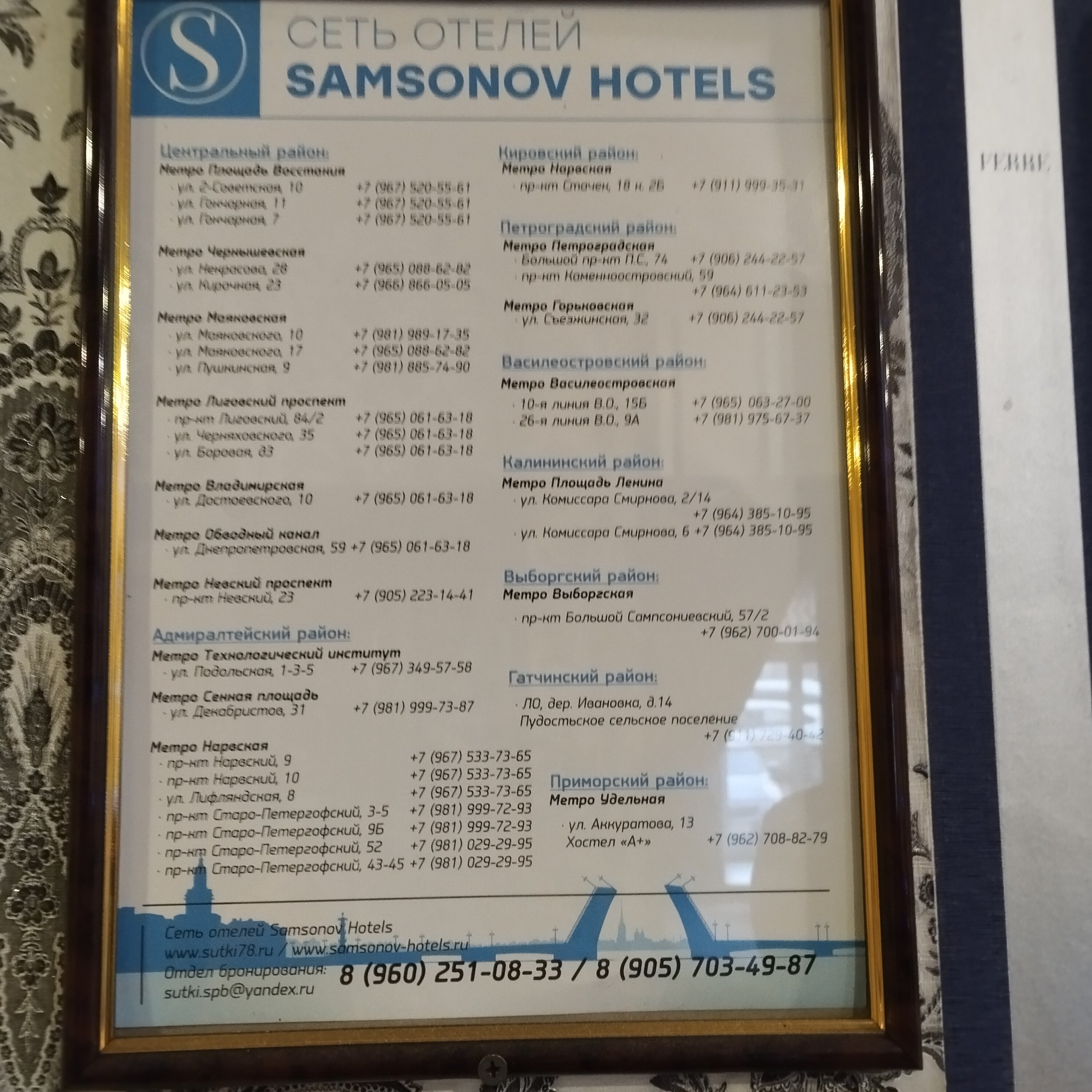 Фото Samsonov Hotels