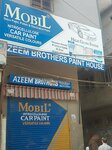 Azeem brother (Province of Sindh, Karachi, Manzoor Colony), paintwork materials