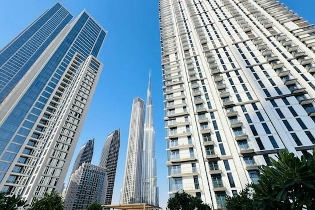 Hotel Oyo Home 1350 Premium 1-bed Apt Burj Crown, Dubai, photo