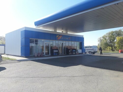 Gas station Gazpromneft, Omsk Oblast, photo
