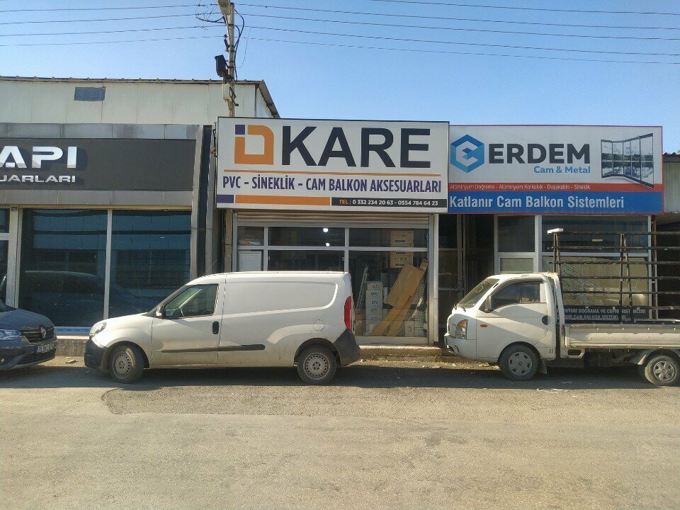 Aluminum, aluminum structures Square, Konya, photo