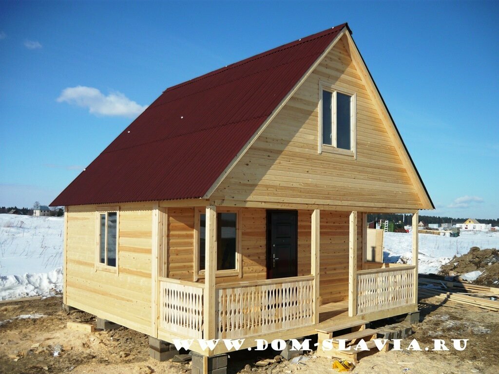 Construction of country houses and cottages House of Slavia, Murmansk, photo