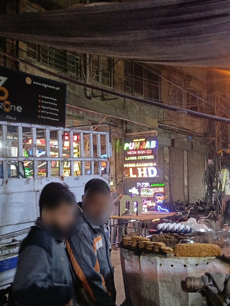 Billboard manufacturers Punjab Neon Sign Co, Lahore, photo