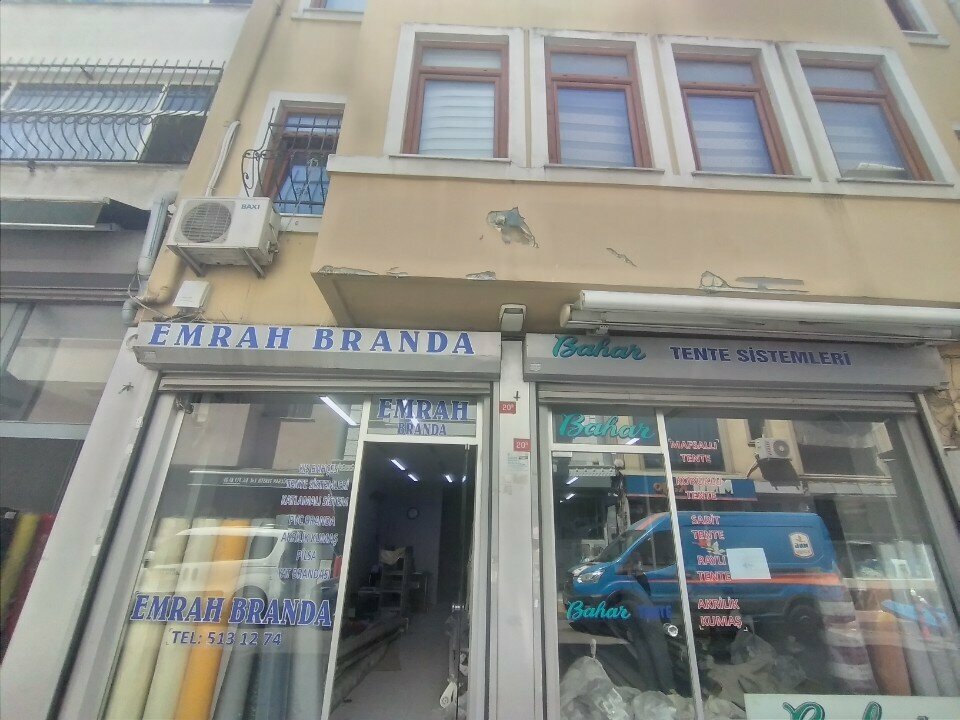 Frame and awning structures Emrah Branda, Istanbul, photo