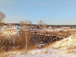Старый Карпысакский мост (Novosibirsk Region, Toguchinskiy rayon, Mirnovskiy selsovet, reka Karpysak), landmark, attraction