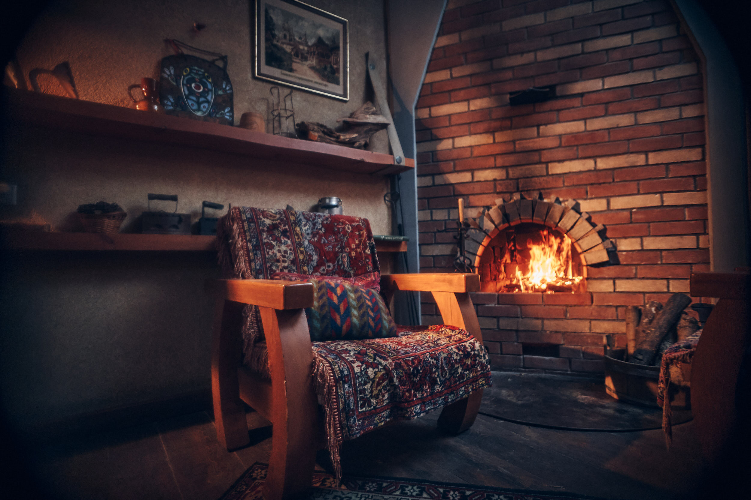 Фото Три камина