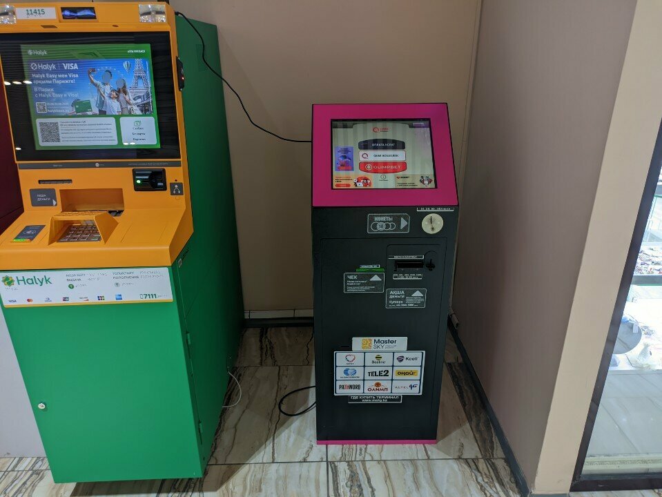 Payment terminal Qiwi, Astana, photo
