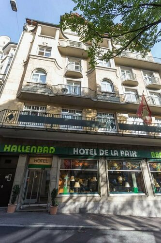 Внешний вид отеля Hotel de la Paix в Люцерне, фото 3