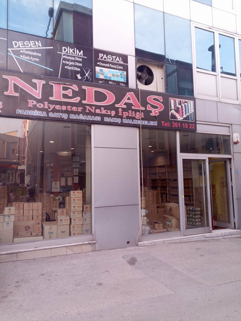 مصنع ملابس Nedas Polyester Embroidery Thread ، بورصة، صورة