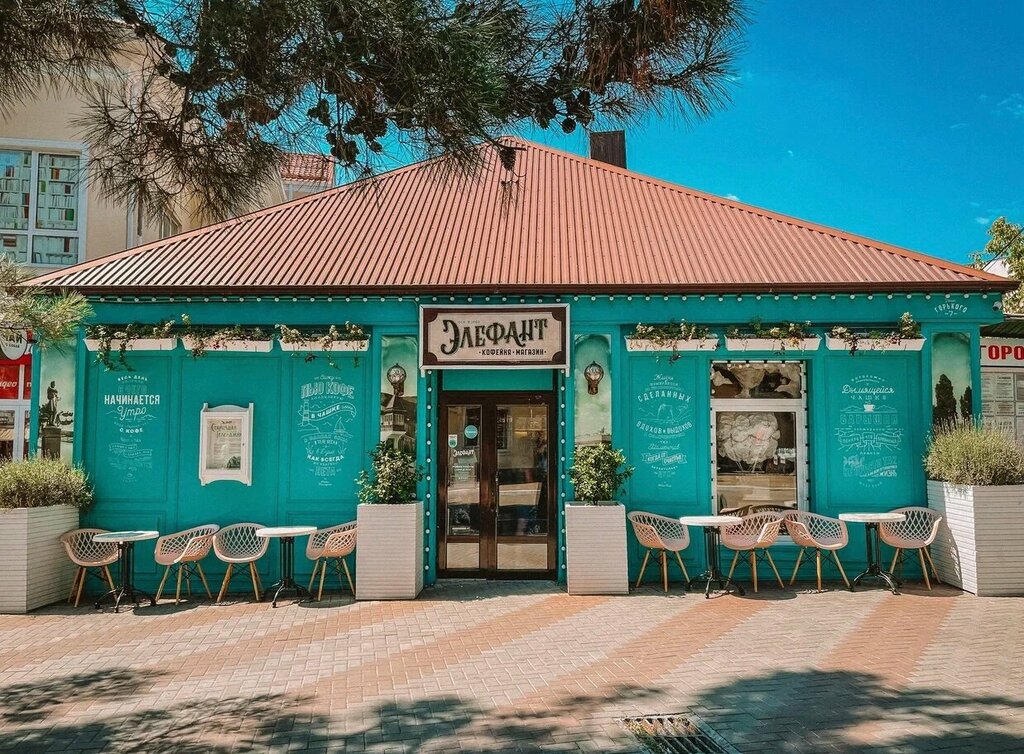 Coffee shop Elephant, Gelendgik, photo