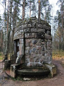 Колодец Нобеля, архитектор Густав Нюстрем Усадьба Ала-Кирьола (Leningrad Region, Vyborgskiy District, Sovetskoye gorodskoye poseleniye, SNT Landyshevka, Kolodeznaya ulitsa), landmark, attraction