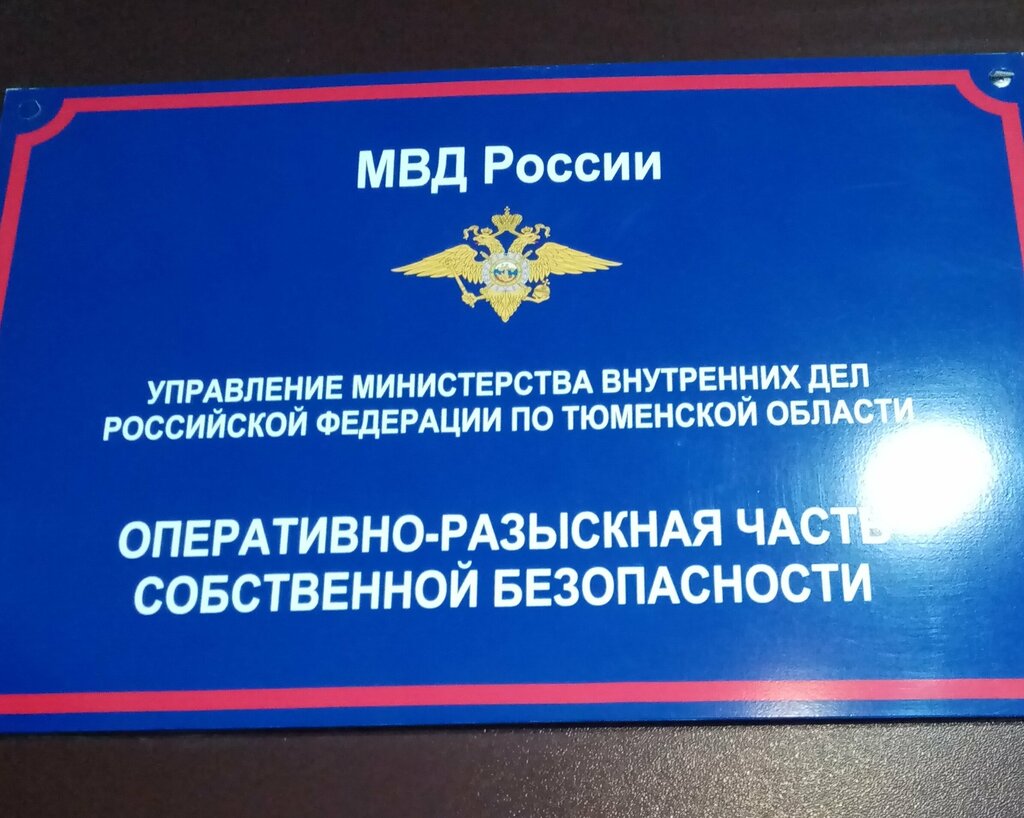 Government ministries, services Оперативно-розыскная часть по налоговым преступлениям МВД России по Тюменской области, Tyumen, photo