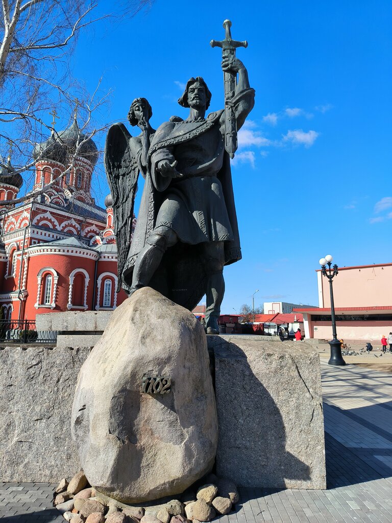 Monument, memorial Monument to the founder of the city, Duke Boris Vseslavich, Borisov, photo