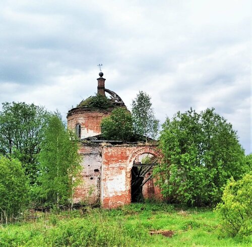 Orthodox church Vozneseniya Gospodnya v Nikolo-Polome Church, Kostroma Oblast, photo
