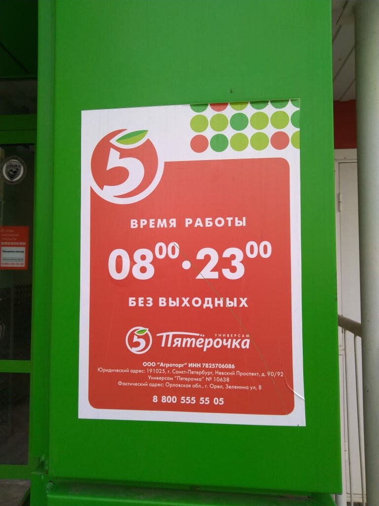 Supermarket Pyatyorochka, Orel, photo