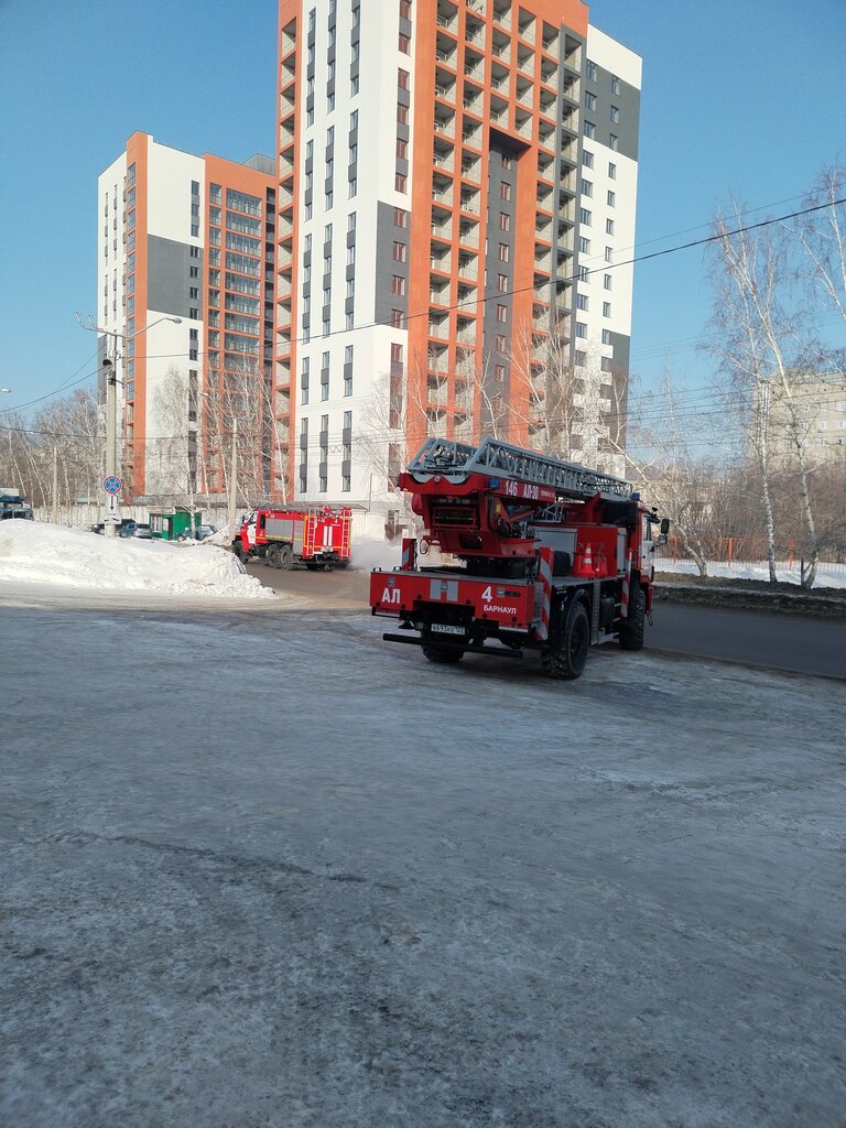 Пожарные части и службы Пожарная часть № 4 Ленинского района, Барнаул, фото