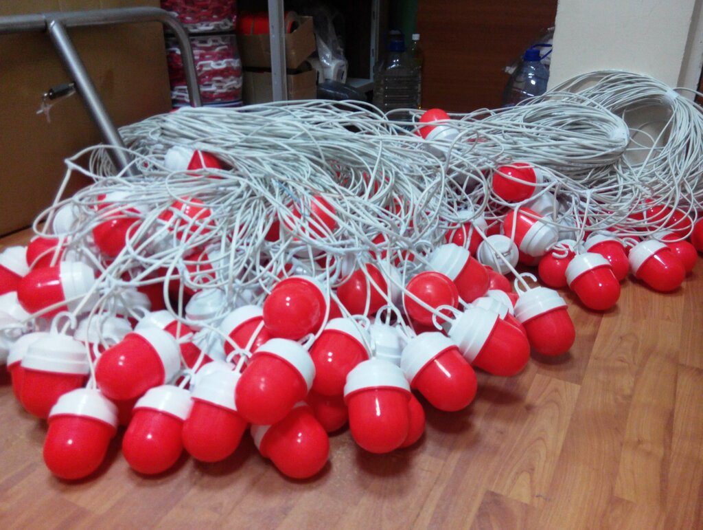 Гирлянда дорожная сигнальная типа фс 12 рубин