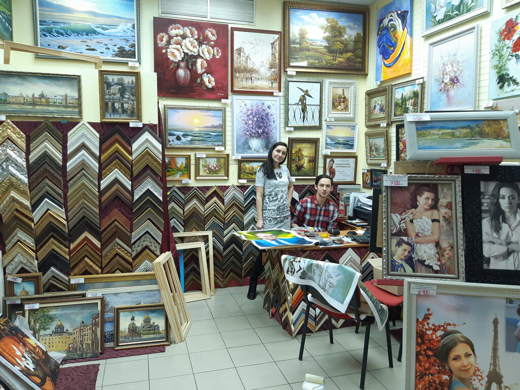 Много картин мастерская печати