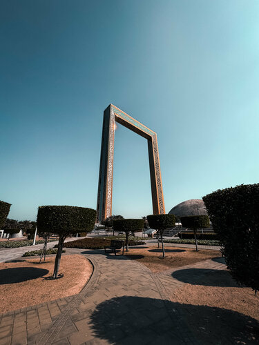 Atracción Dubai Frame, , foto