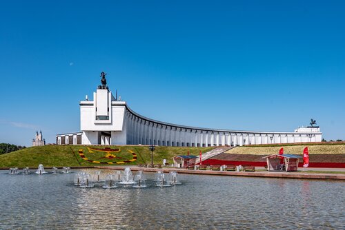 Landmark, attraction Poklonnaya Hill, Moscow, photo