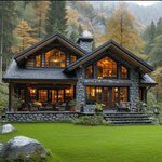 House with fireplace (8 Marta Street, 164А) ، بناء بيت الصيف