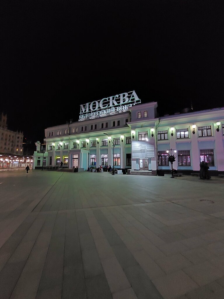 Train station Moskva-Passazhirskaya-Smolenskaya Station, Moscow, photo