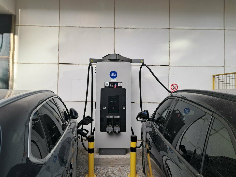 Electric car charging station Esarj, Ankara, photo