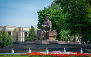 Amir Temur (Samarkand, Bustonsaroy Street, 93), monumento, memorial