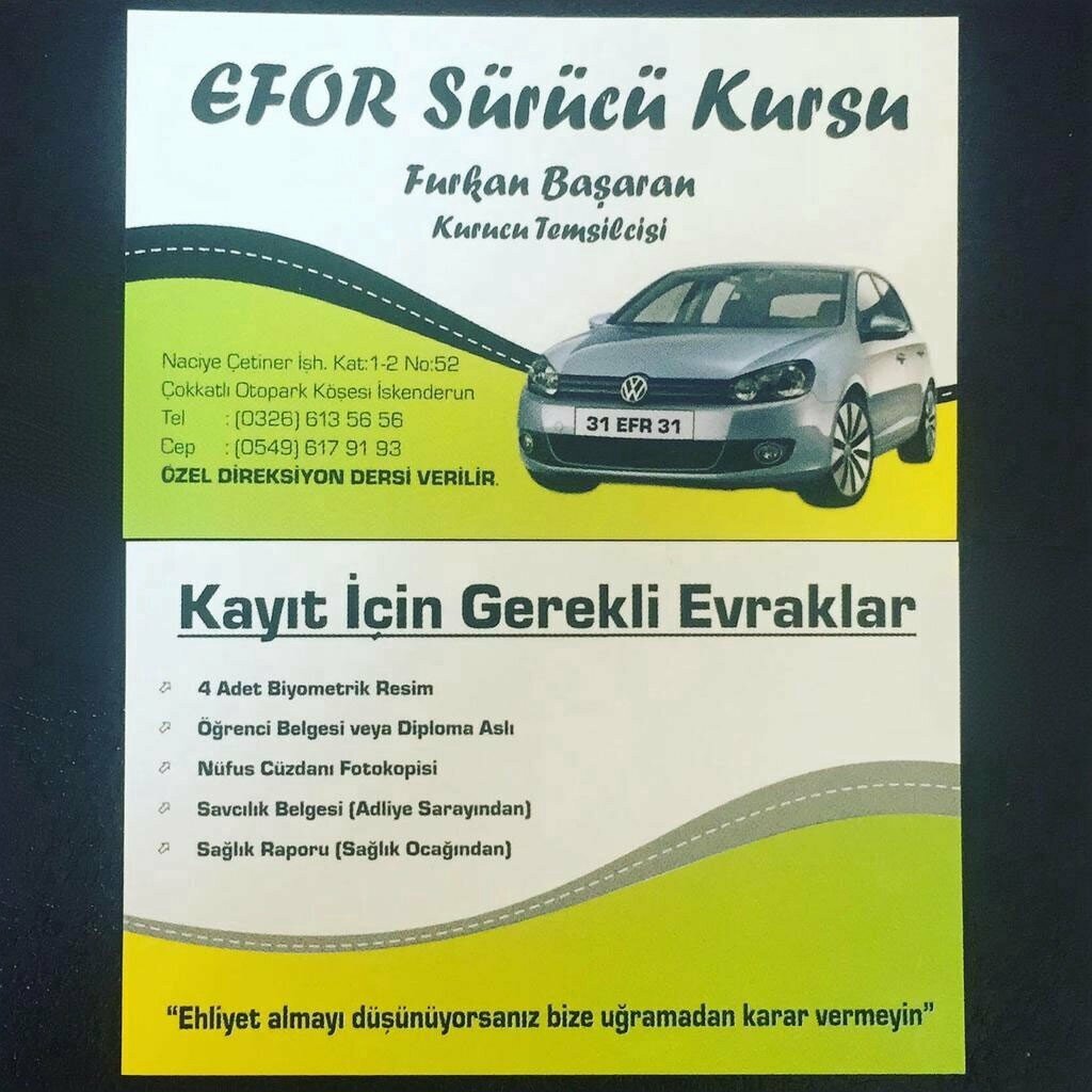 Driving school Efor Driving School, Iskenderun, photo