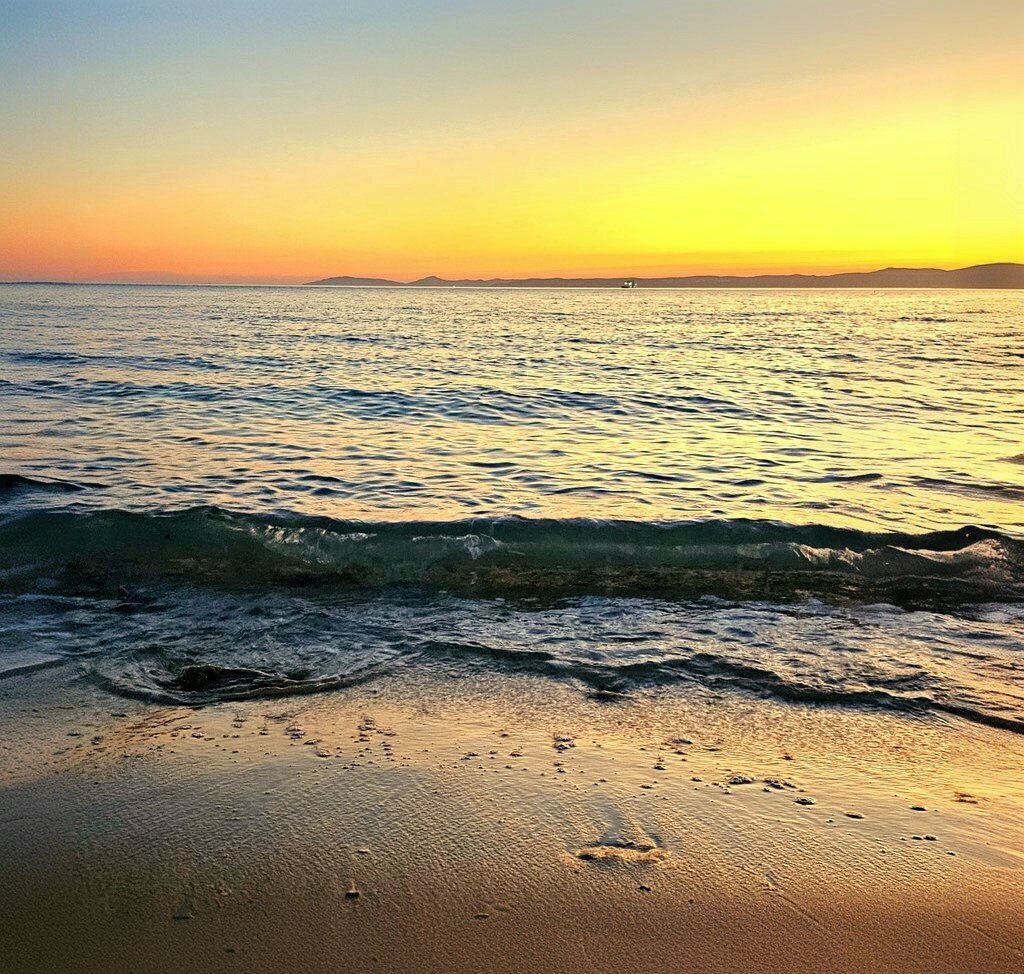 Memorial site, local landmark Catal Azmak Public Beach, Izmir, photo