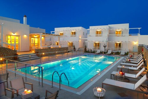 Внешний вид отеля Perigiali Hotel в Скиросе, фото 1