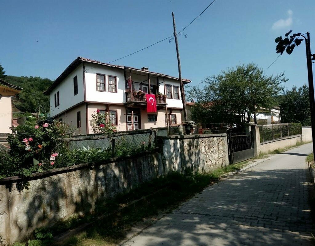 Genre sculpture Kabakoz Historic Plane, Sile, photo
