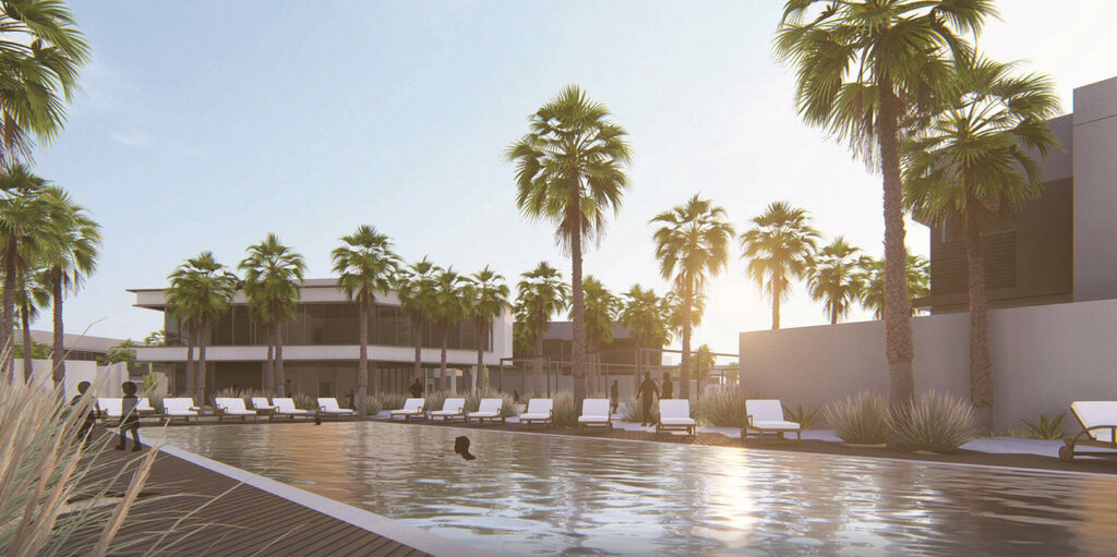 Housing complex California Village, Dubai, photo