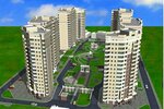ZhK Chayka (Moscow Region, Balashikha, Olgino Microdistrict, Glavnaya ulitsa), complejo residencial