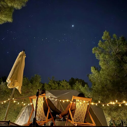 Гостиница Foça Dome Glamping в Алиаге