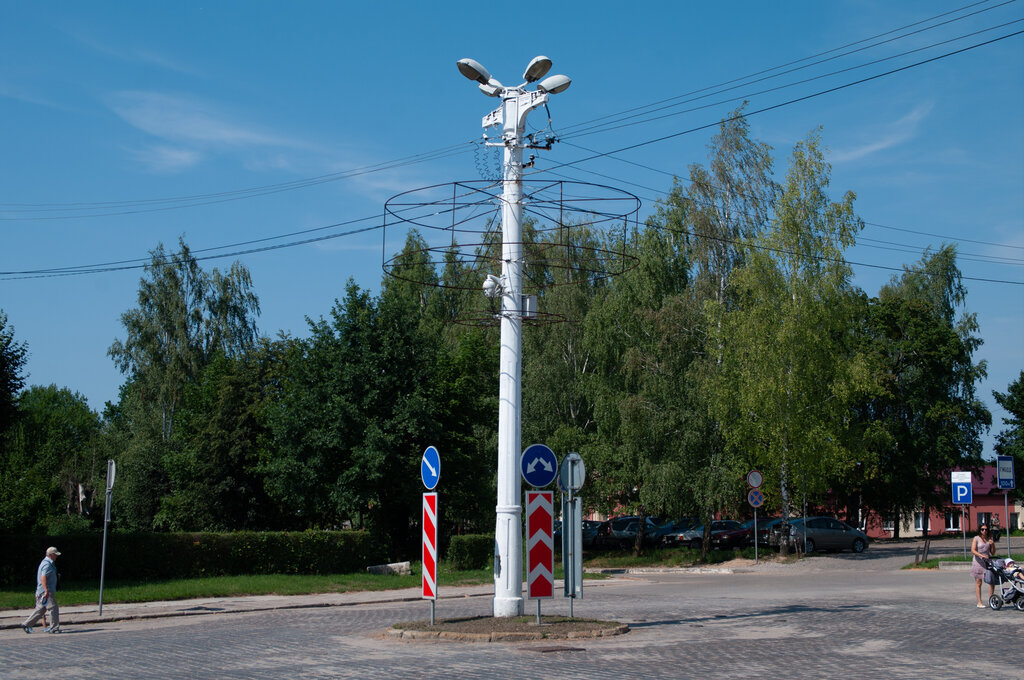 Landmark, attraction Опора Инстербургского троллейбуса, Chernyahovsk, photo