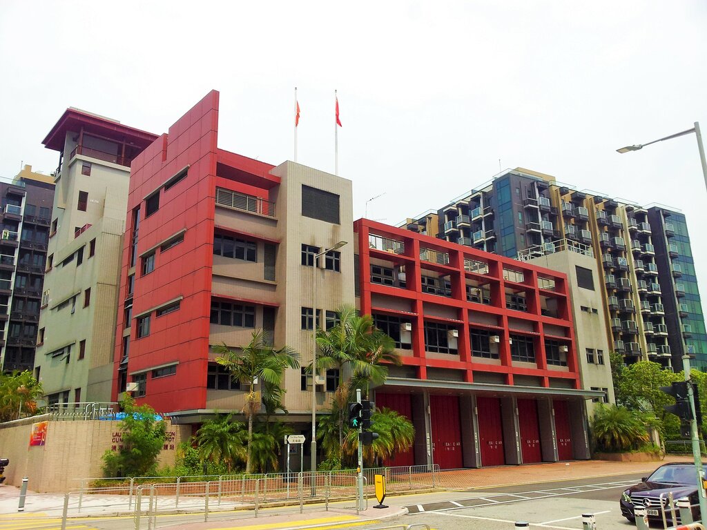 Fire department Lau Fau Shan Fire Station cum Ambulance Depot, Yuen Long, photo