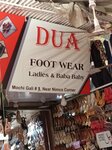 Dua foot wear (Province of Sindh, Karachi South District, Qutubuddin Shaheed Street), shoe store