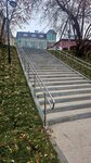 Вектор сталь (Pravo-Lybedskaya Street, 40), stairs and stair railings