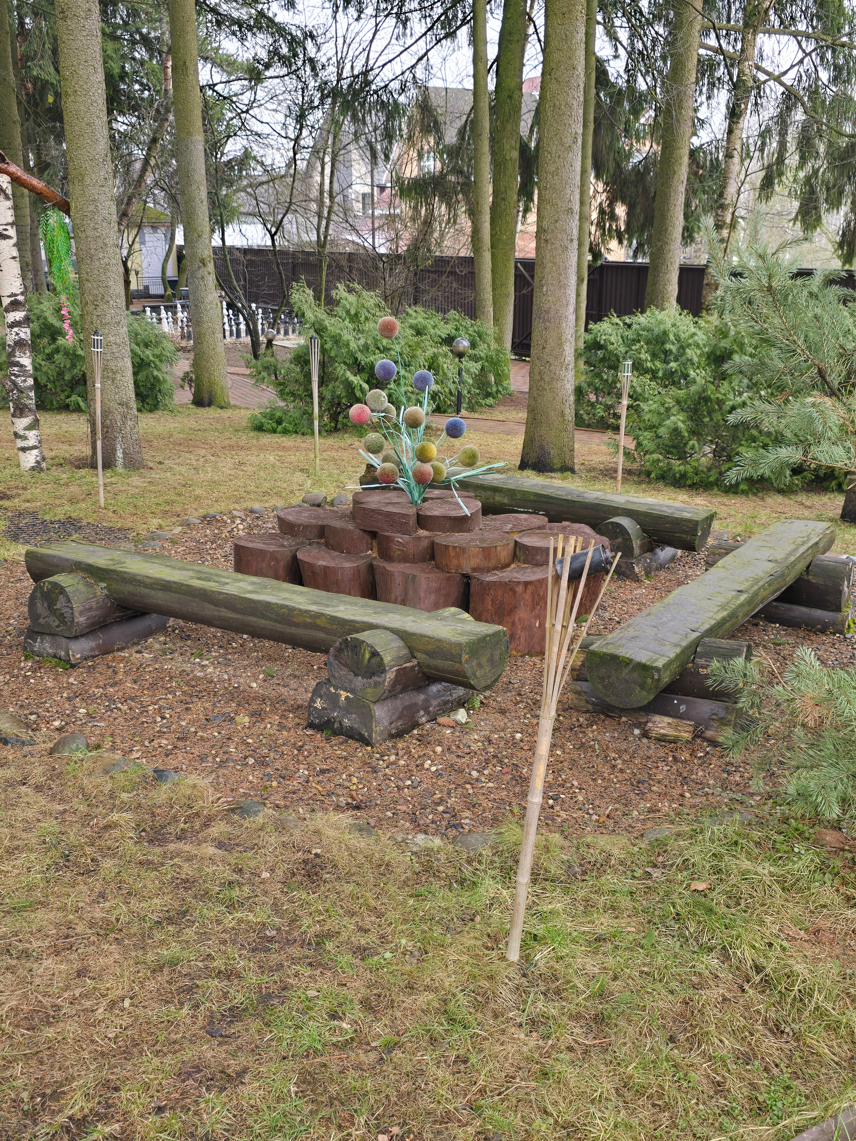 Фото Зеленый пейзаж