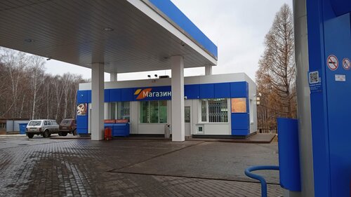 Gas station Gazpromneft, Novosibirsk Oblast, photo