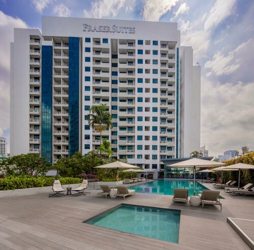 Внешний вид отеля Fraser Suites Singapore в Сингапуре, фото 1